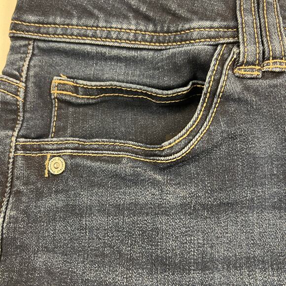 Democracy "Ab"Technology Dark Wash Boot Cut Mid Rise Tummy Control Jeans Size 14 - Picture 6 of 16